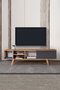 Hanah Home Ela 3631 Soporte para TV Nogal y Antracita